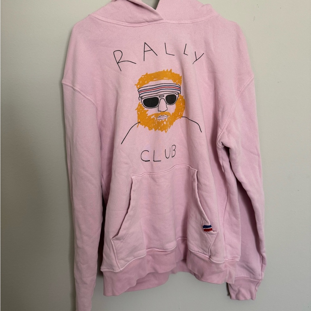 Rally club Pink Hoodie pickle ball